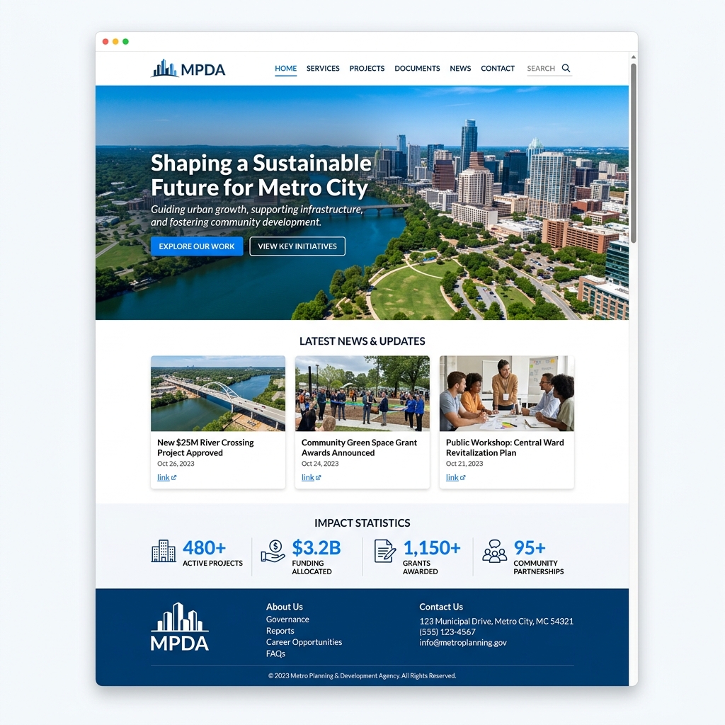 MPDA Corporate Website | Web-App